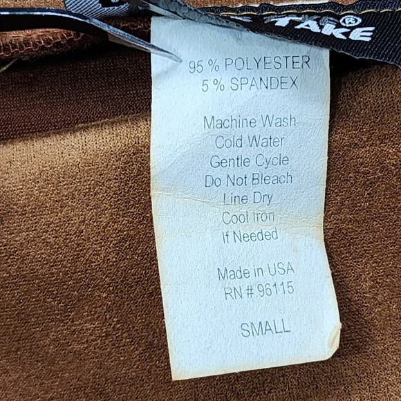 NEW Double Take Skirt Womens S Brown Sueded High Waist Ponte Knit Pull On Pencil - Picture 5 of 8